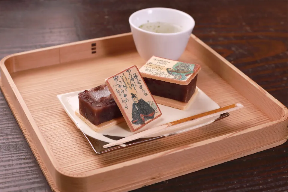 あも歌留多 香煎茶セット（税込550円）
